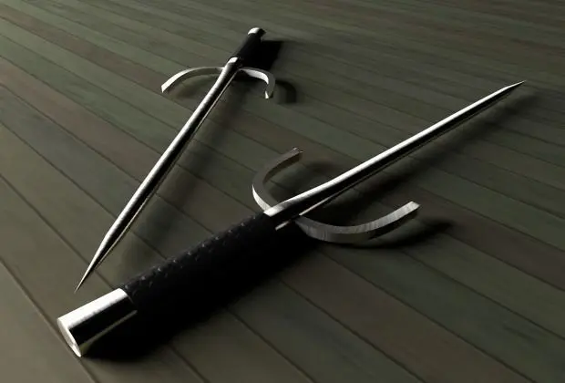 Ninja Sai Free 3D model