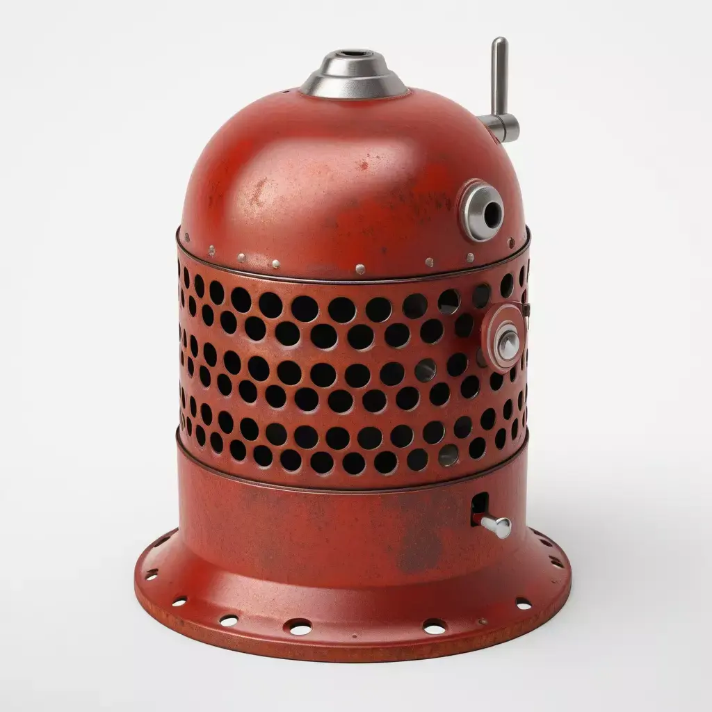 Industrial SciFi Heater Prop 3D model