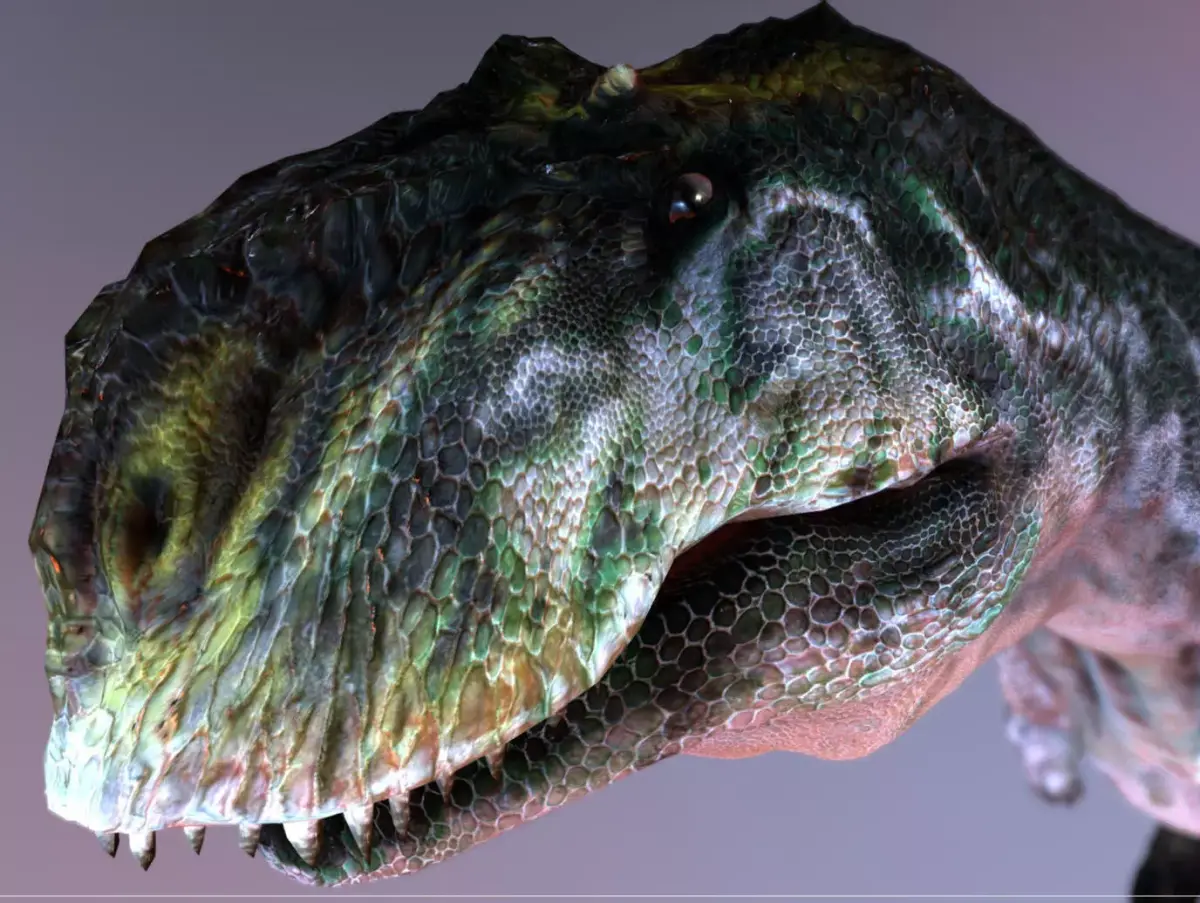Majungasaurus  Low-poly 3D model