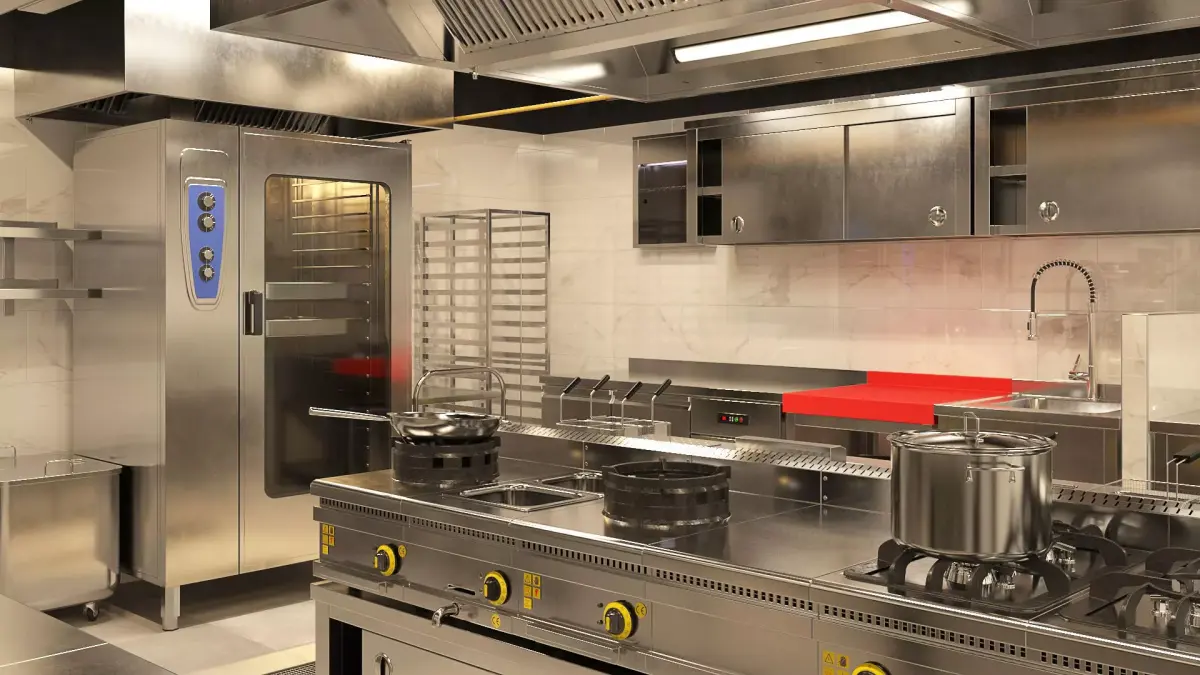 Industrial Commercial Kitchen Collection Low-poly 3D model