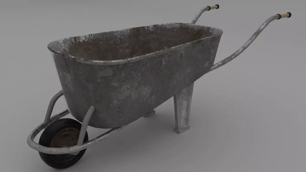 Wheelbarrow - 3D model get