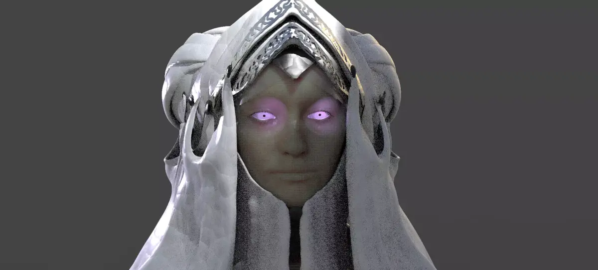 Ancient Alien Headdress 2 3D model