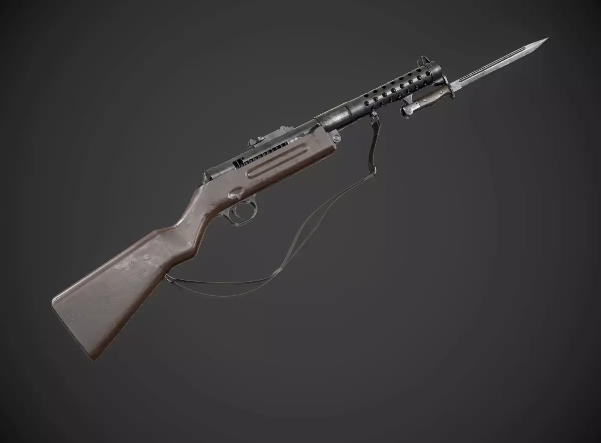 Schmeisser MP-28 Rifle AAA Game Ready Weapon FPS Asset Low-poly 3D model