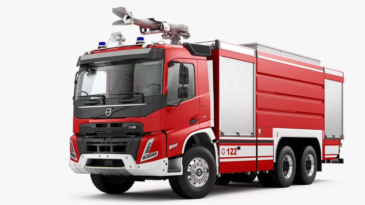 VOLVO FMX Fire Truck 3D model purchase