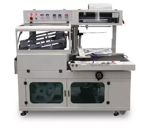 Automatic Shrink Wrapping Packing Machine with Plastic Film 3D model