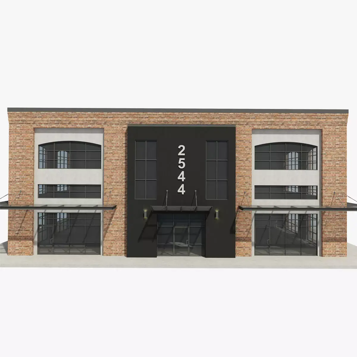 Retail Store Building 3D model purchase