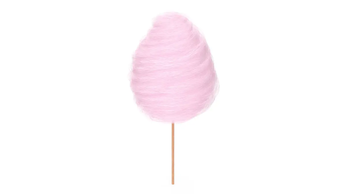 Pink Cotton Candy 3D model