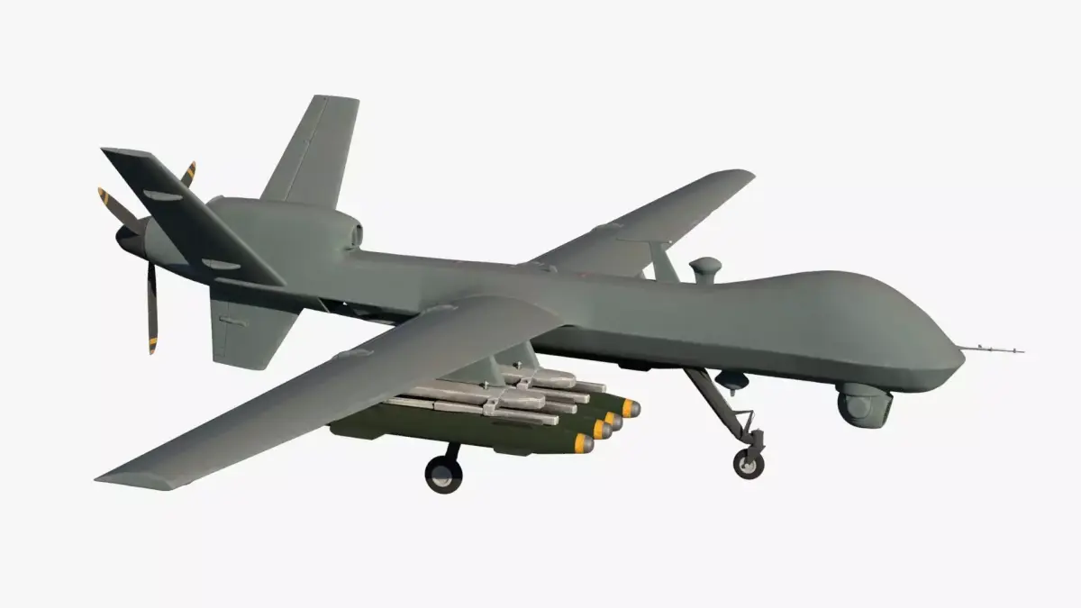 MQ-9 Reaper Military Aircraft Drone 3D model