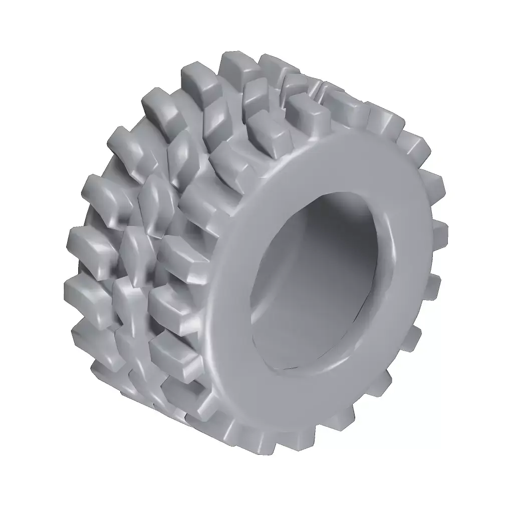 Games Truck Tyre Toy Low-poly 3D model