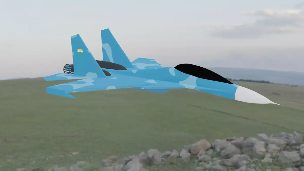 SU 30 MK Plane 3D model