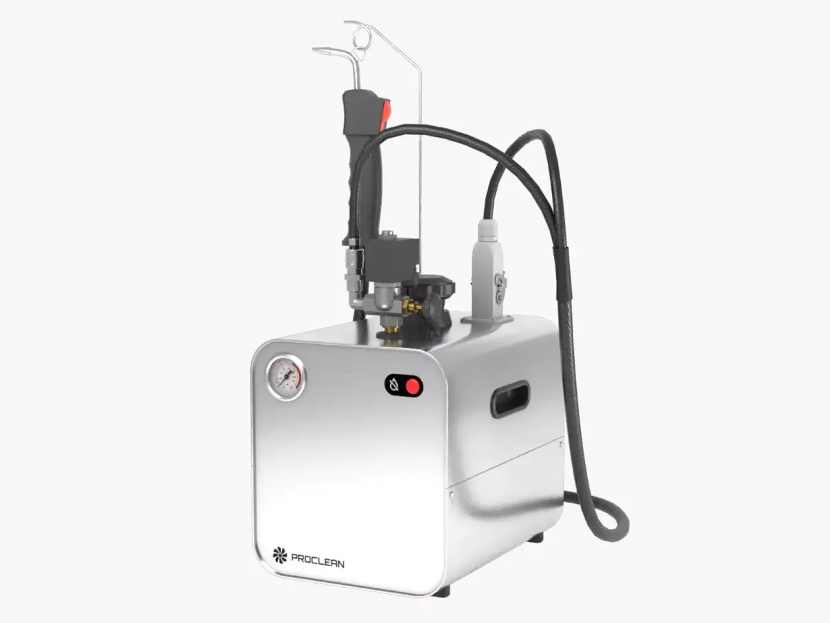 Steam Cleaner Low-poly 3D model buy