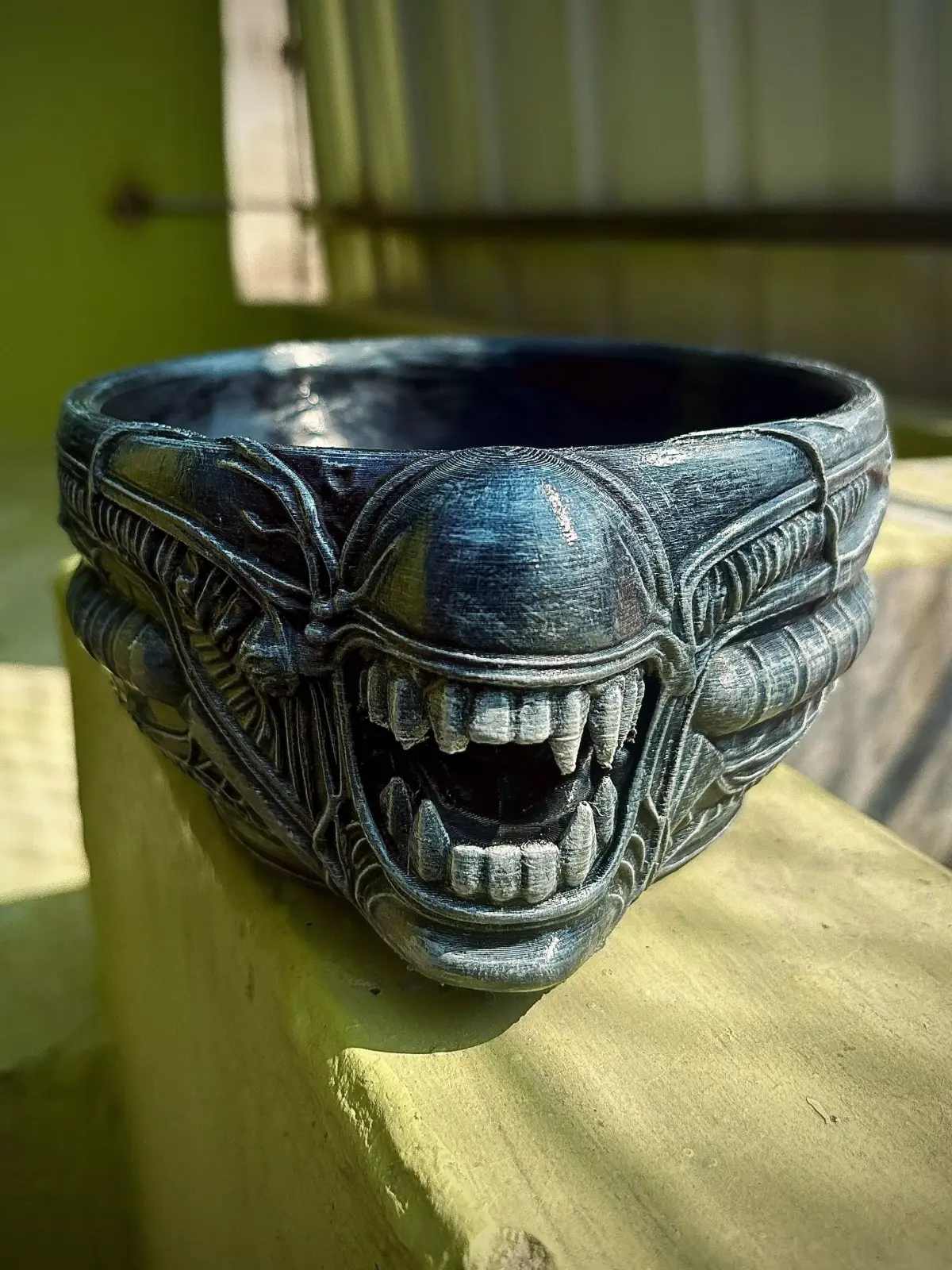 Alien Xenomorph Bowl STL Sci-Fi Horror 3D  3D print model