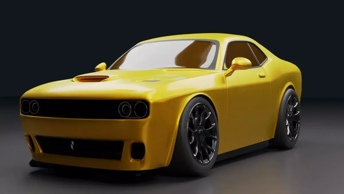 3D Print-Ready Dodge Hellcat Hotwheels Free 3D print model
