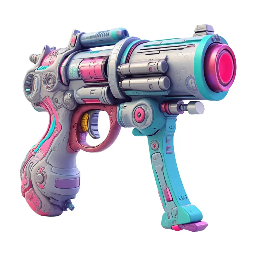 CYBER PULSE MK-V Pistol Low-poly 3D model