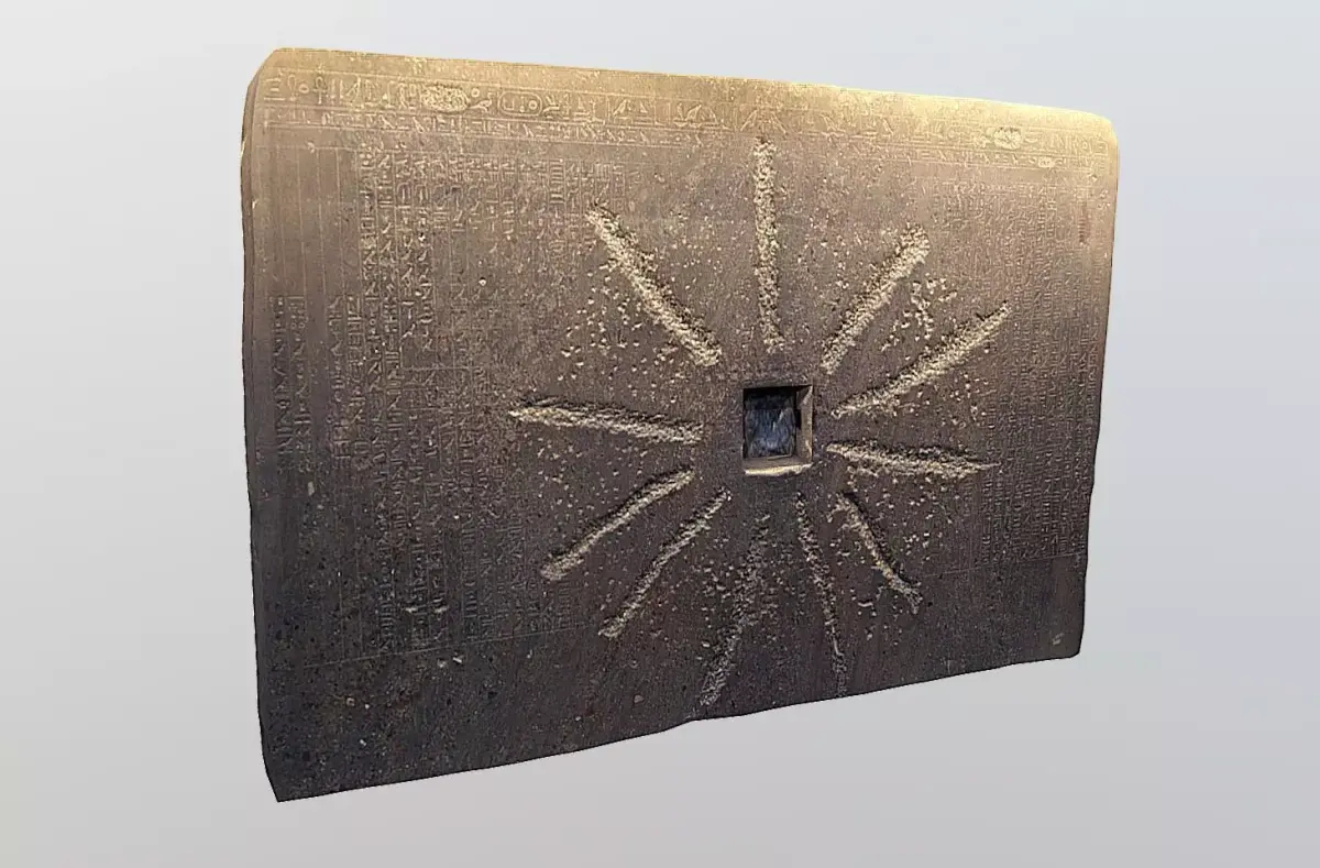 Shabaka Stone - Ancient Egypt Low-poly 3D model