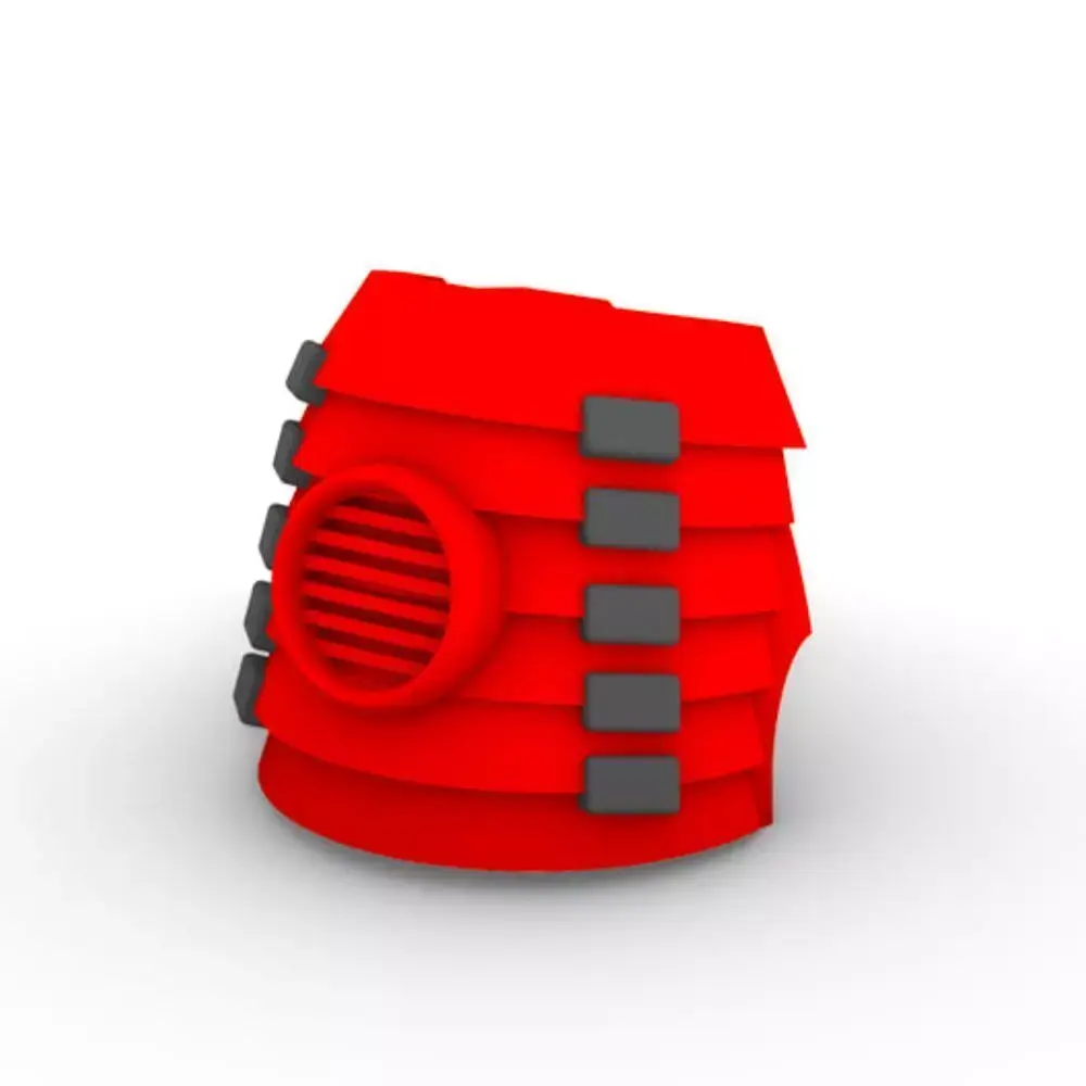Cyber Samurai V7 Turbo Bushi Shoulder Pads 3D print model