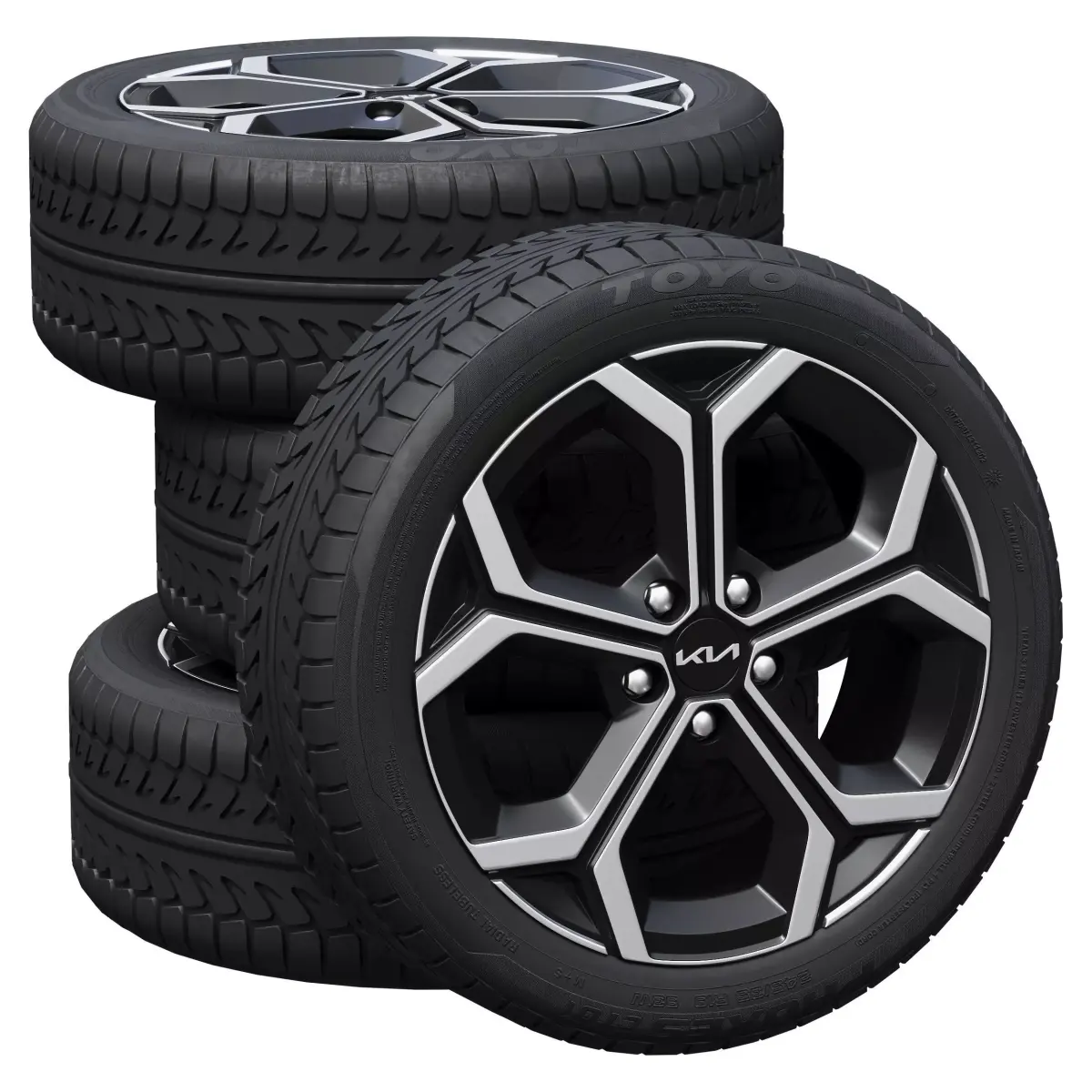 Kia wheels 3D model