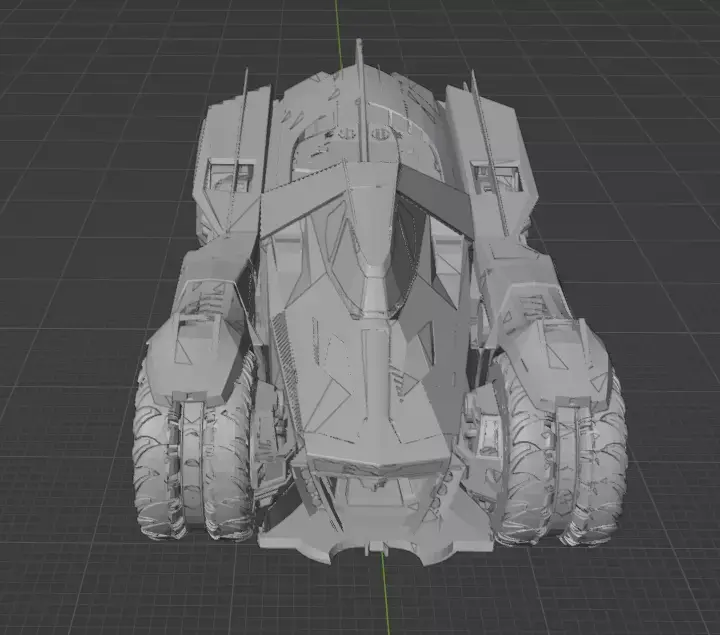 Bat Mobile Model Arkham Knight 3D print model