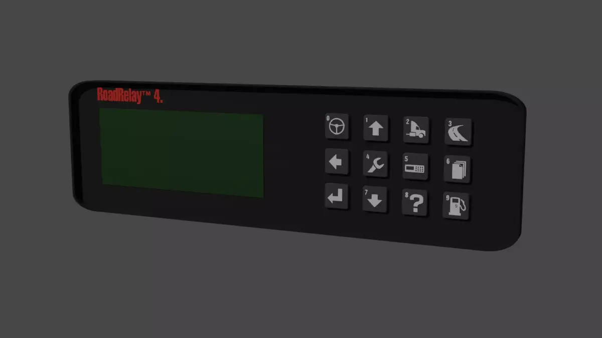 Cummins RoadRelay4 Monitor  3D model