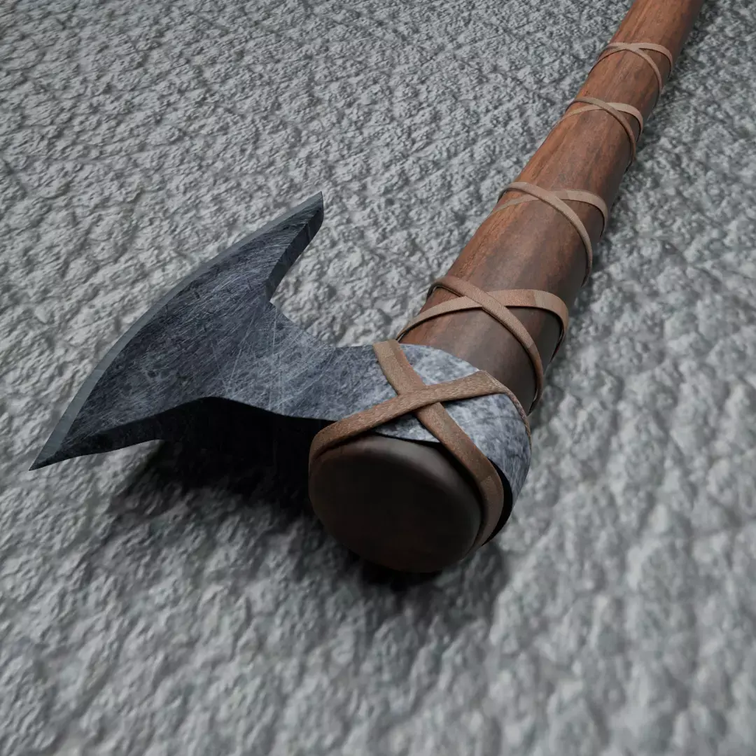 Axe 3d  Low-poly 3D model