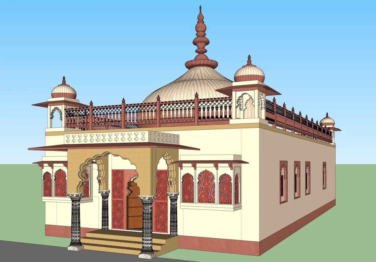 Rajasthan Vernacular Design  3D model