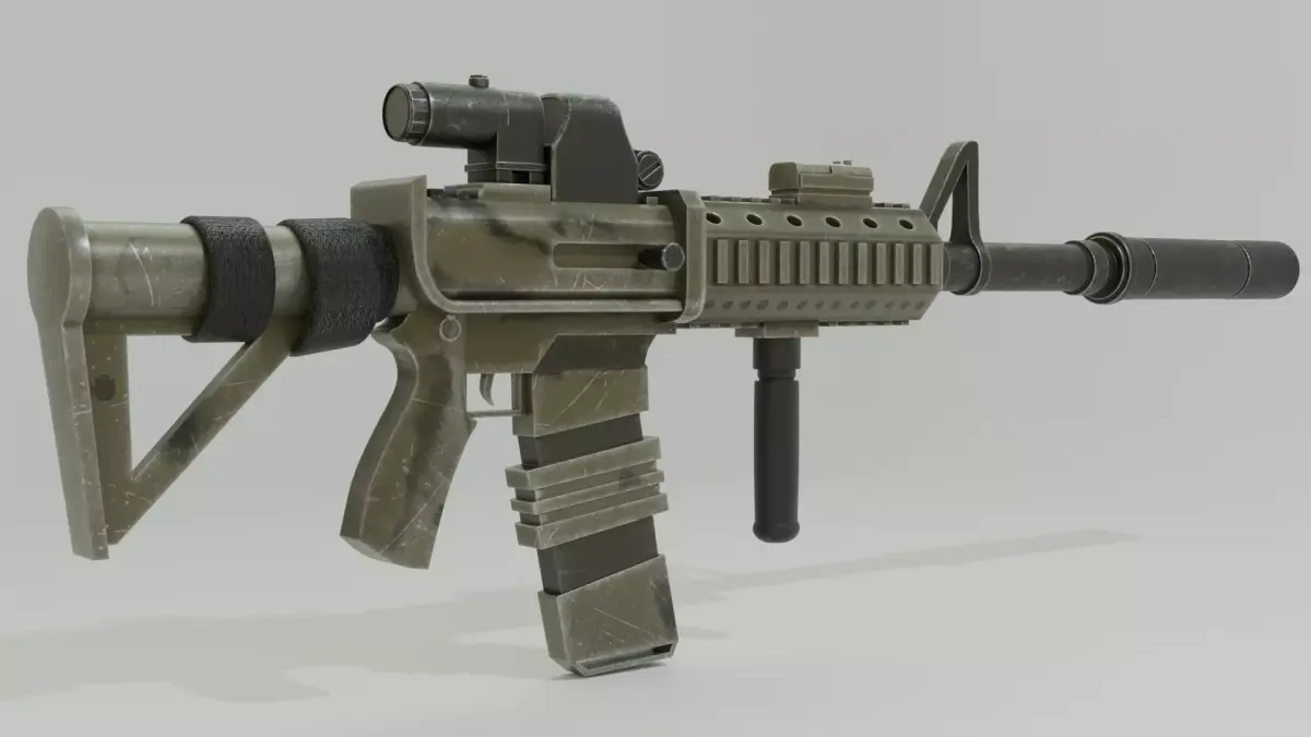 Rifle Pistola 3D model