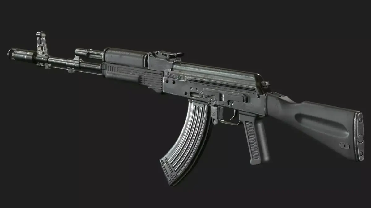 AK-103 two ak - rifles low-poly 3D model 3D model