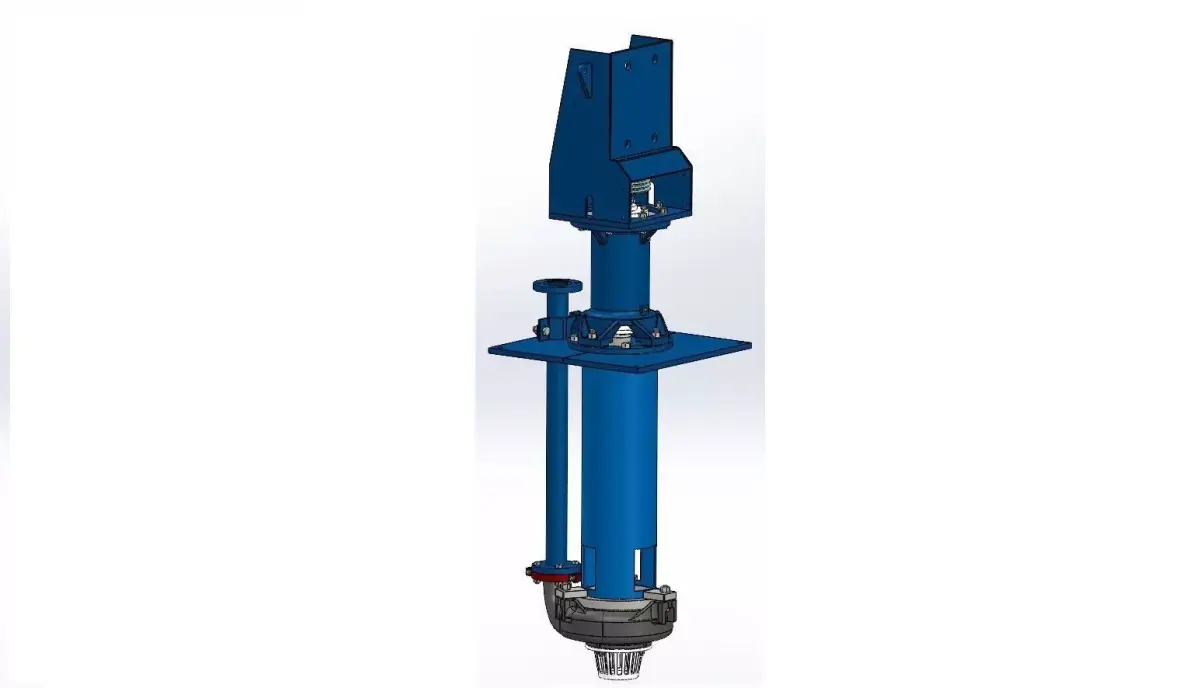 Vertical Sump Pump 3D model
