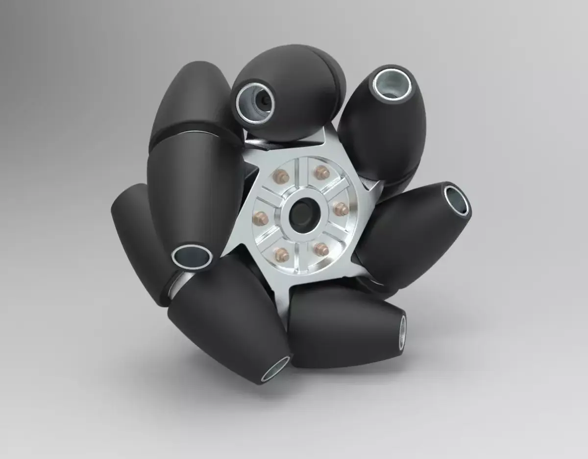 Mecanum wheel 3D model by 3DTechDesign