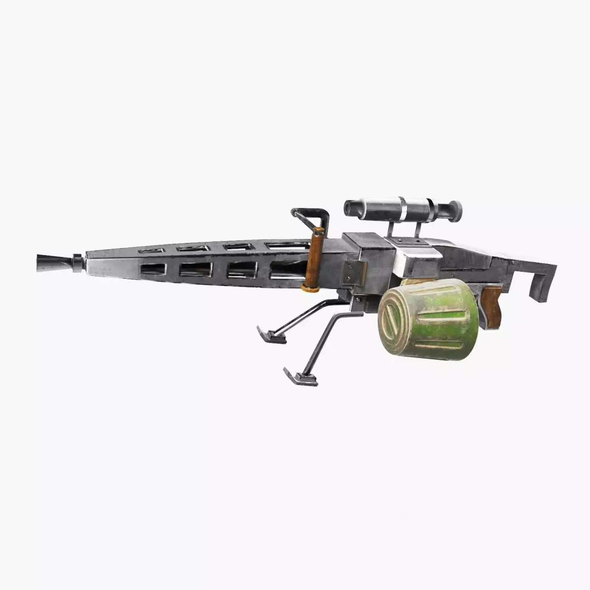 Old Machine Gun 3D model