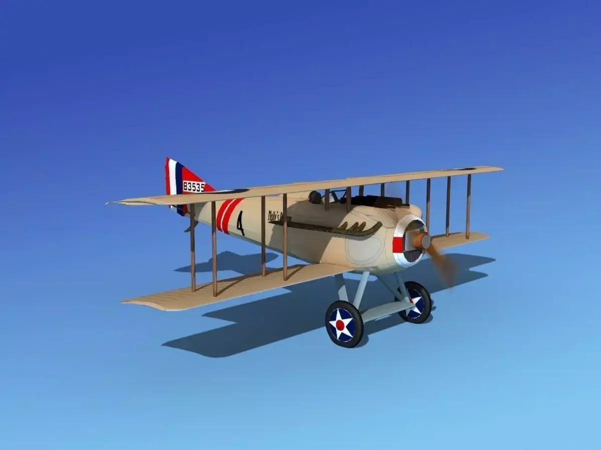 SPAD VII 3D model