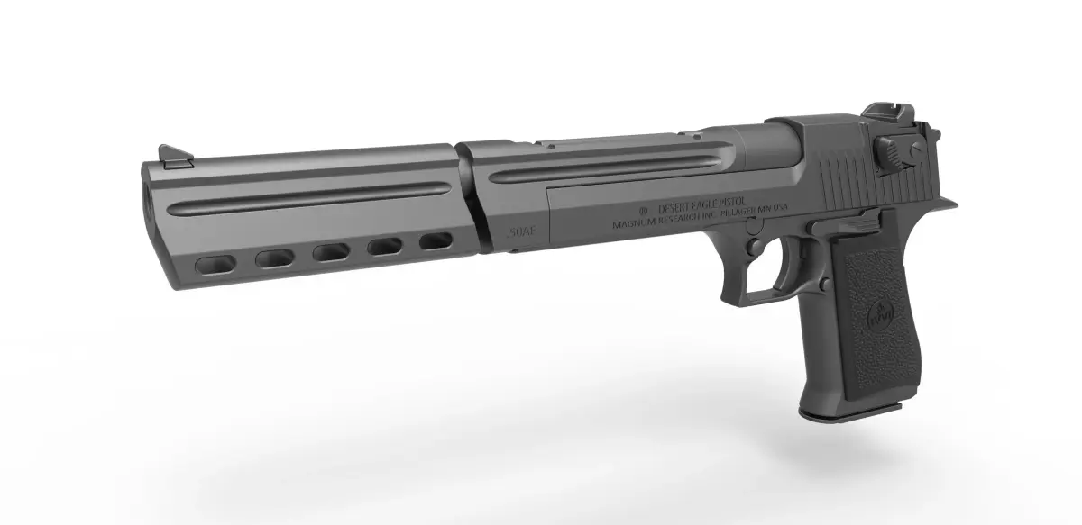 Pistol Desert Eagle from the movie Boondock Saints 2 2009 3D model