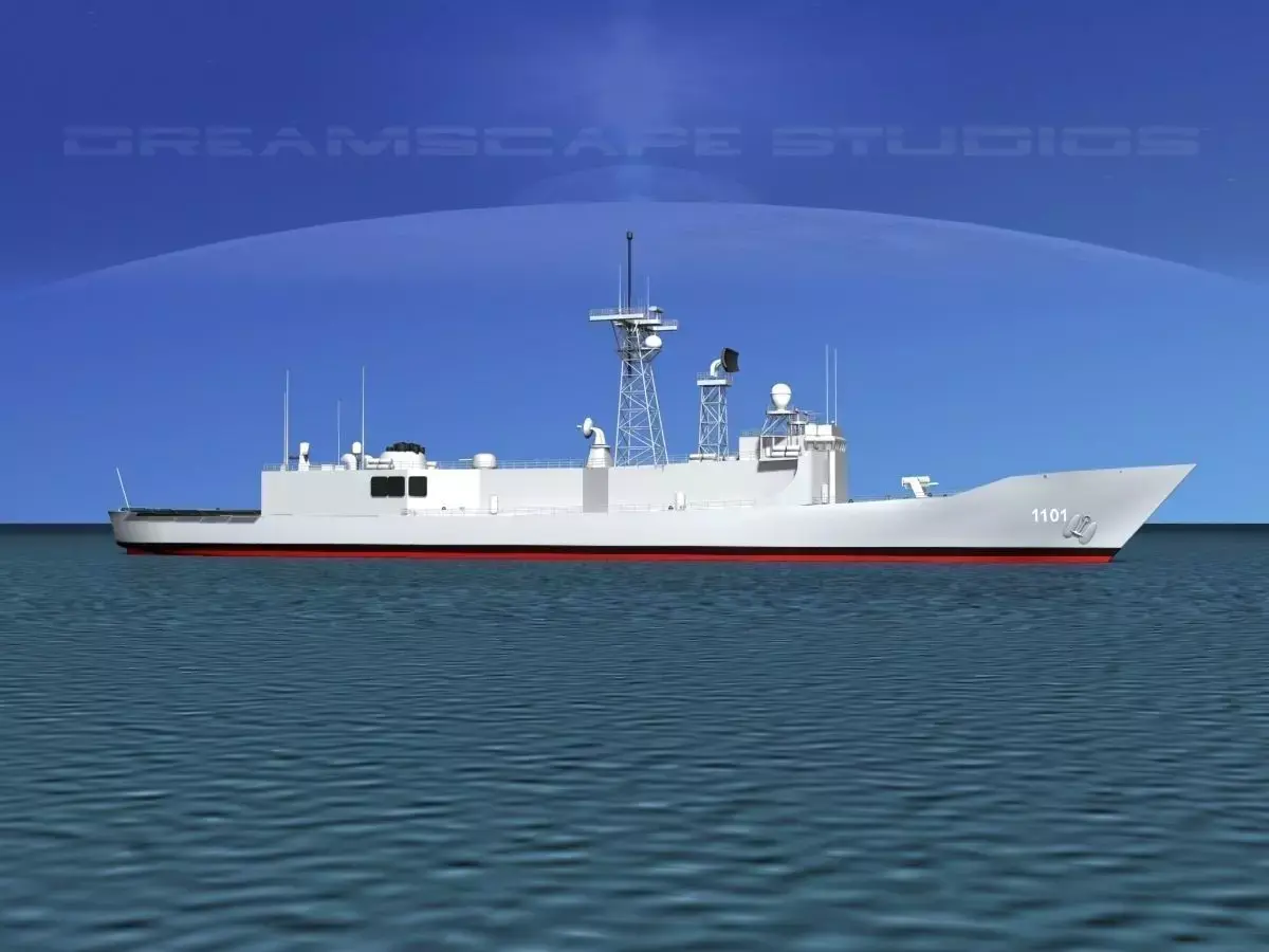 PFG2-1101 ROCS Cheng Kung 3D model