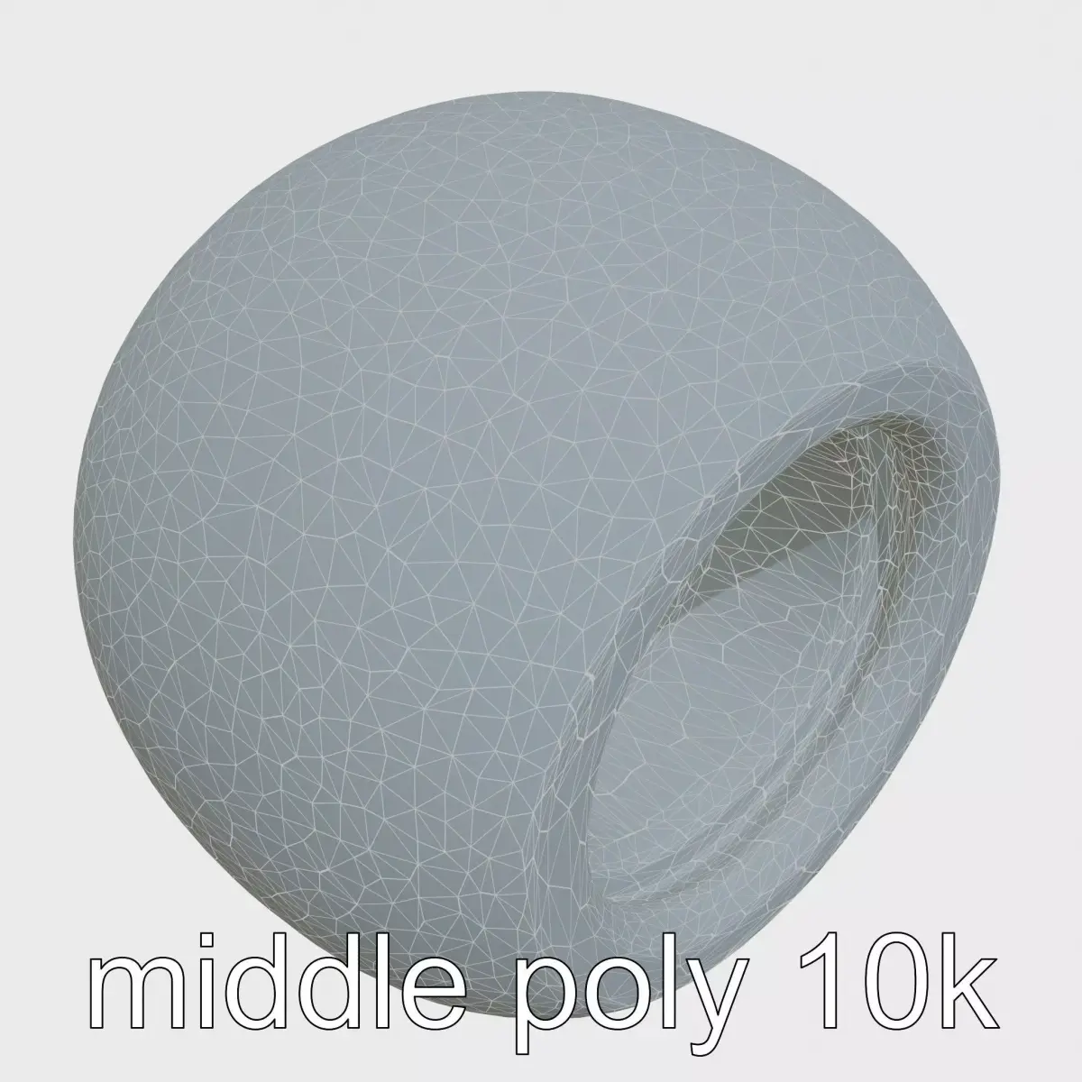 Futuristic Hyperloop Pod Concept Low-poly 3D model