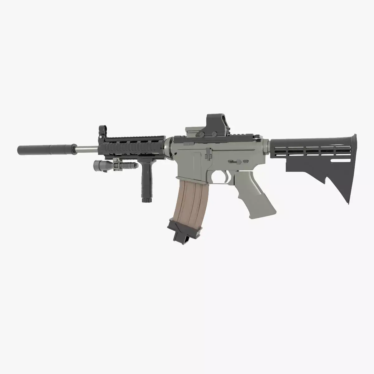 Colt M4A1 3D model