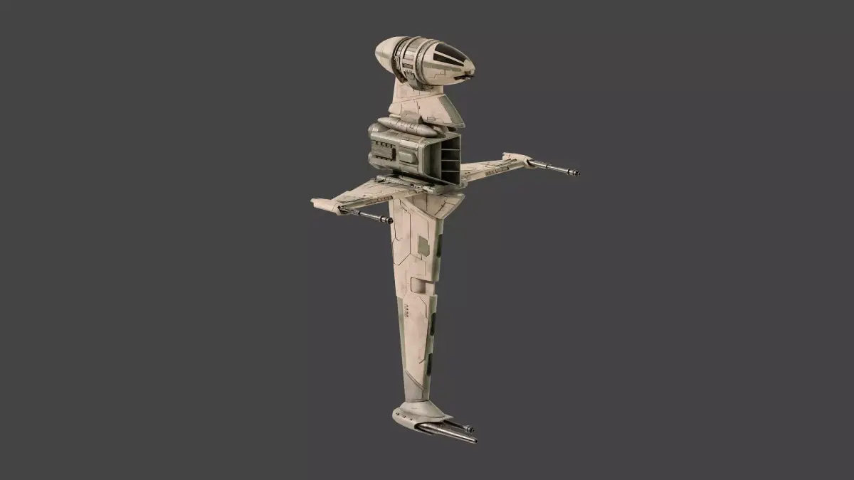 B-wing Starfighter - Star Wars 3D model