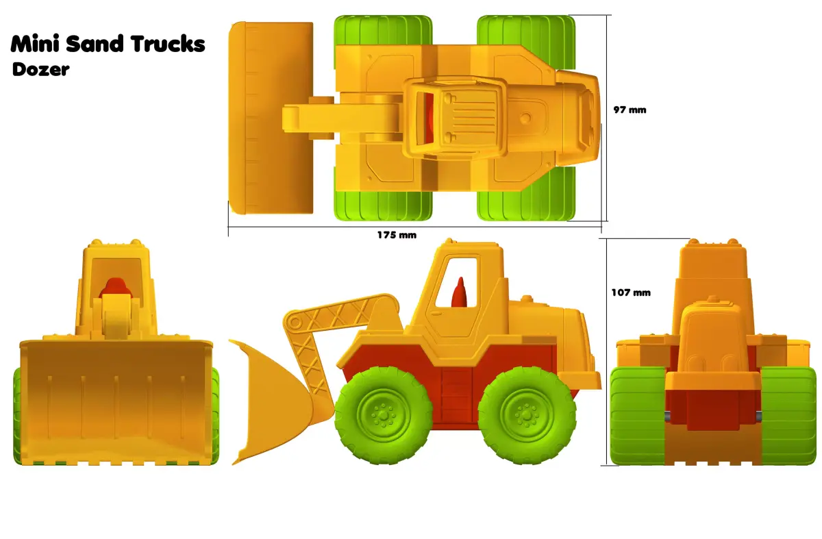 Mini Sand Truck 3D model