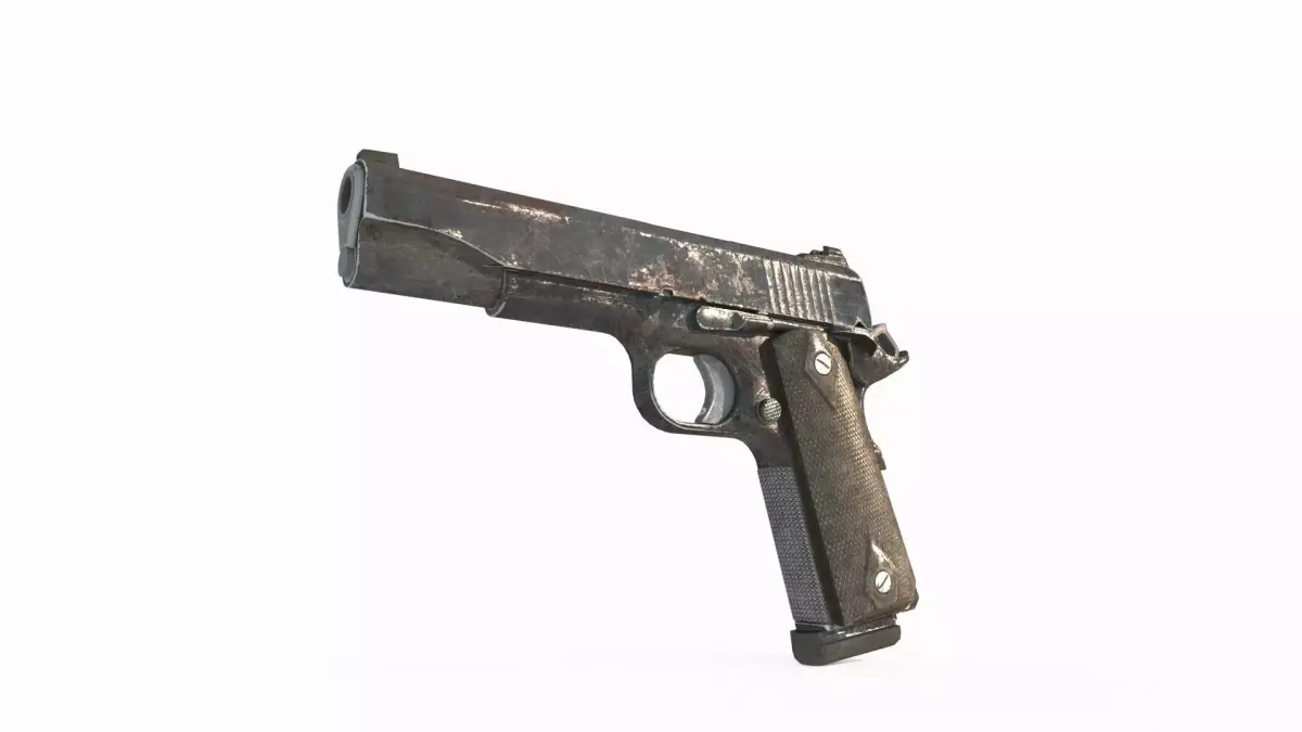 Modern weapons handguns 3D model purchase