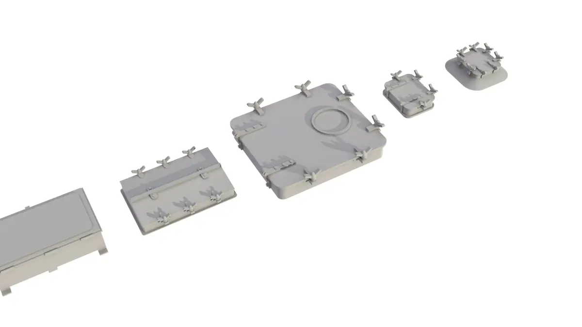 wash deck locker 3D print model