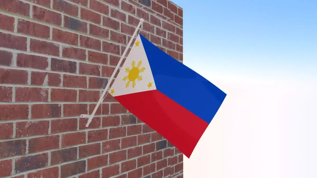 Flag of Philippines 3D model