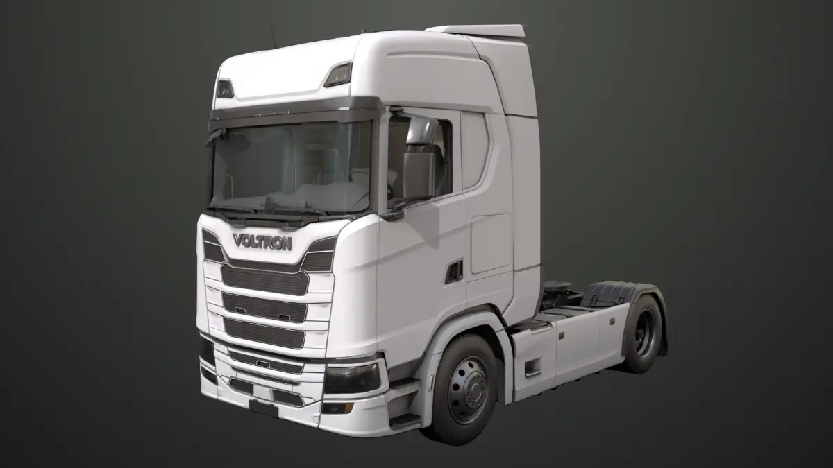 Heavy Truck Chassis 06 Interior All PBR Unity UE Textures  purchase 3D model