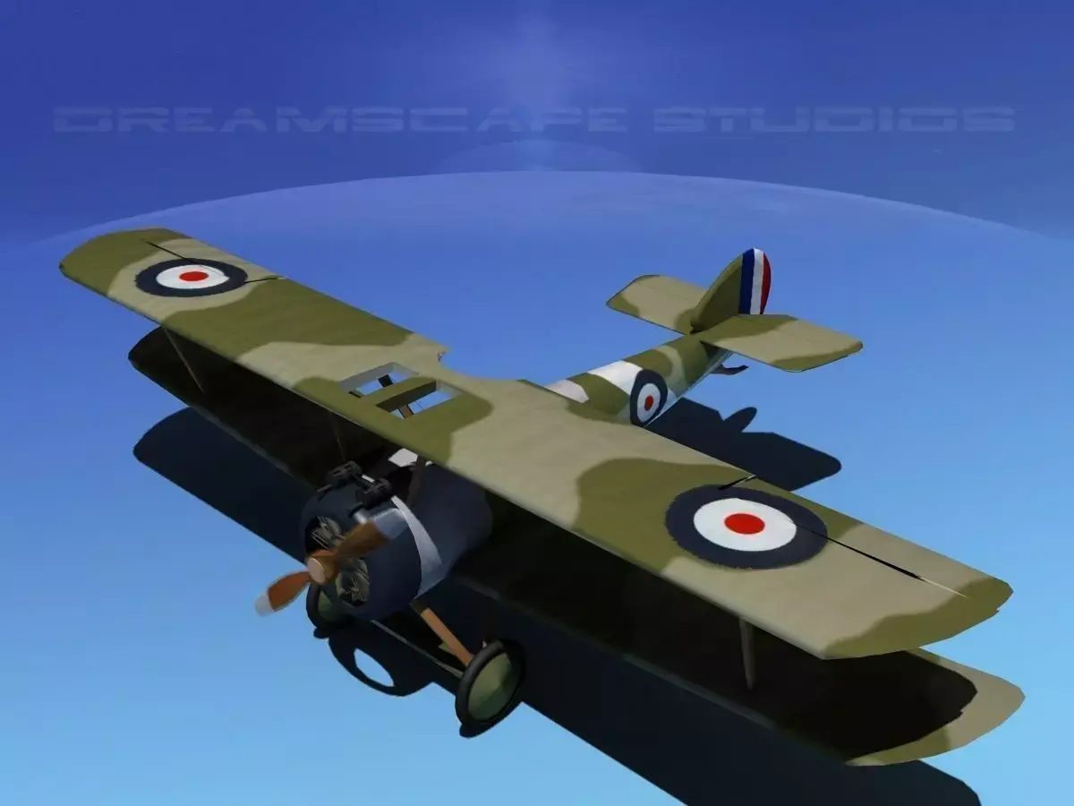 Sopwith Camel 3D model V6