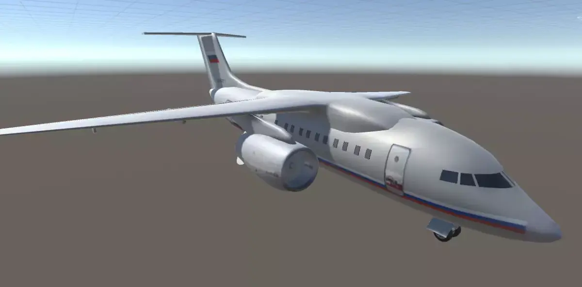 Antonov AN-148 Low-poly 3D model