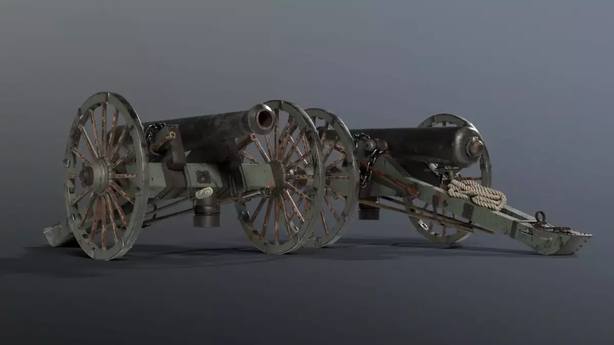 SOLDIER Napoleon Cannon 3D model