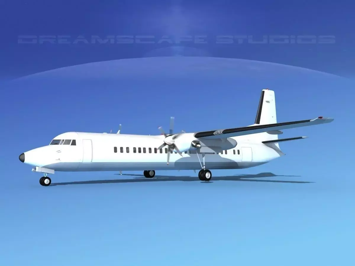 Fokker F-60 Unmarked 1 3D model