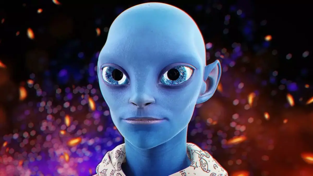 Alien NFT Model with all the source files and textures Low-poly 3D model purchase