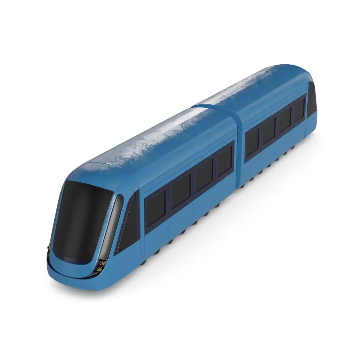 Tram 3D model 2