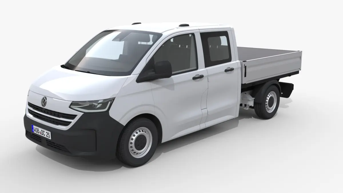 VW Transporter 2025 Double Cab 3D model