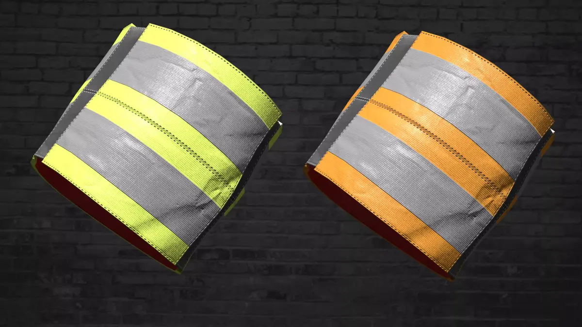 MILITARY Reflective Arm Band  Low-poly 3D model