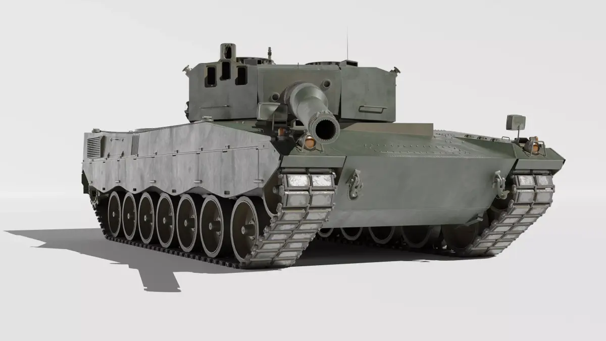 Leopard 2 3D model